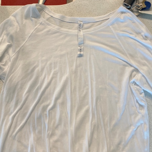 lululemon athletica Tops - LULU LEMON Long Sleeved White Shirt - Great Condition